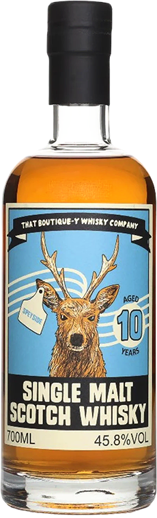 Boutique-y 10 Year Old Single Malt Whisky Bottle