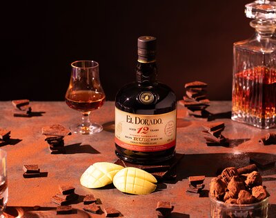 A bottle of El Dorado 12 Year Old.