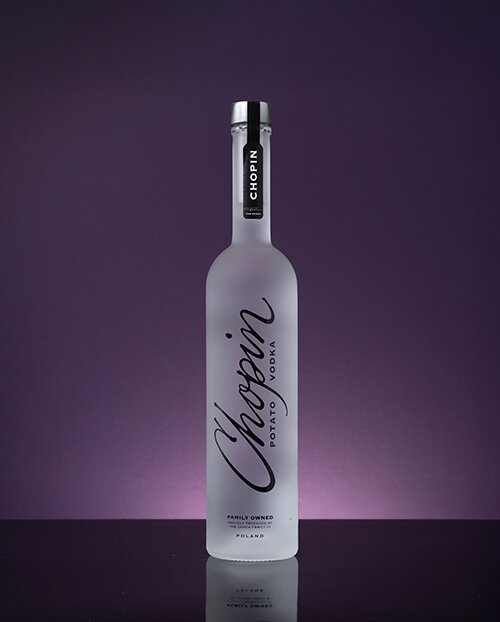 A bottle of Chopin Potato Vodka