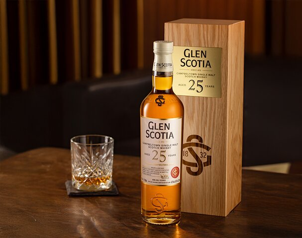 A bottle of Glen Scotia 25 Year Old