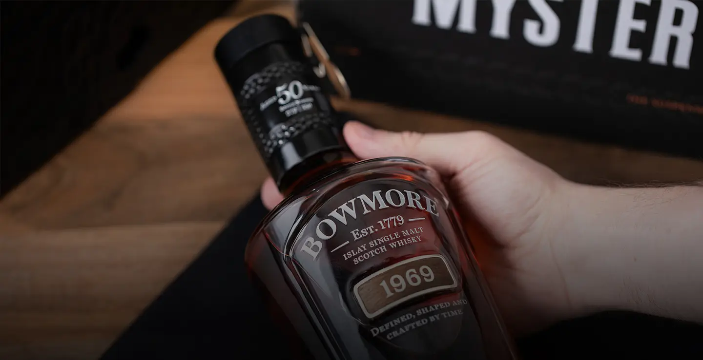 A bottle of Bowmore 1969.