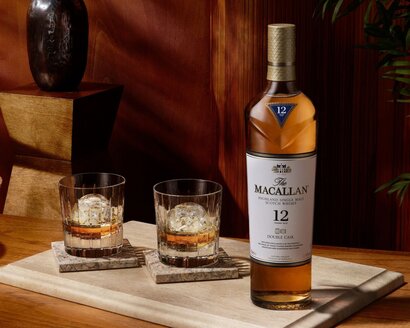 A bottle of The Macallan 12yo Double Cask