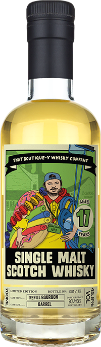 Boutique-y Bowmore 17 Year Old Single Malt Scotch Whisky Bottle
