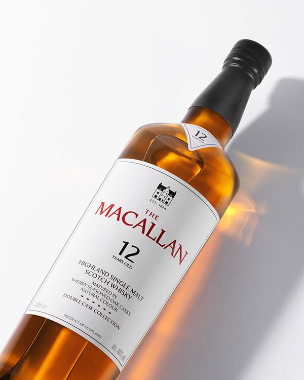 A bottle of The Macallan Double Cask 12