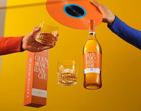 A bottle of Glenmorangie 10 Year Old