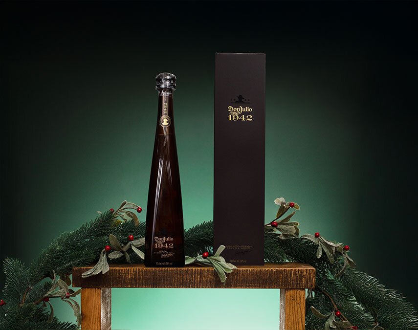 A bottle of Don Julio 1942 Tequila