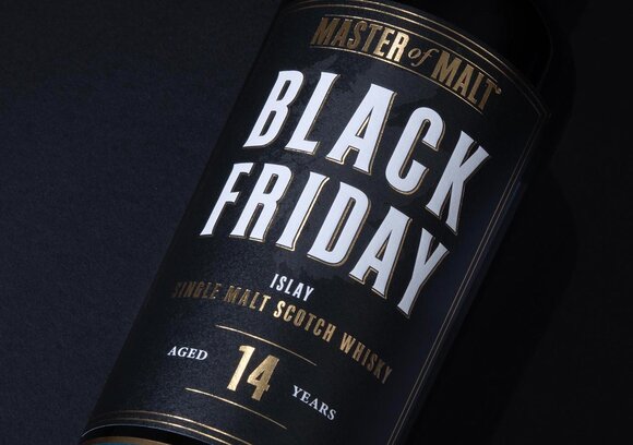 Black Friday Master of Malt whisky bottle