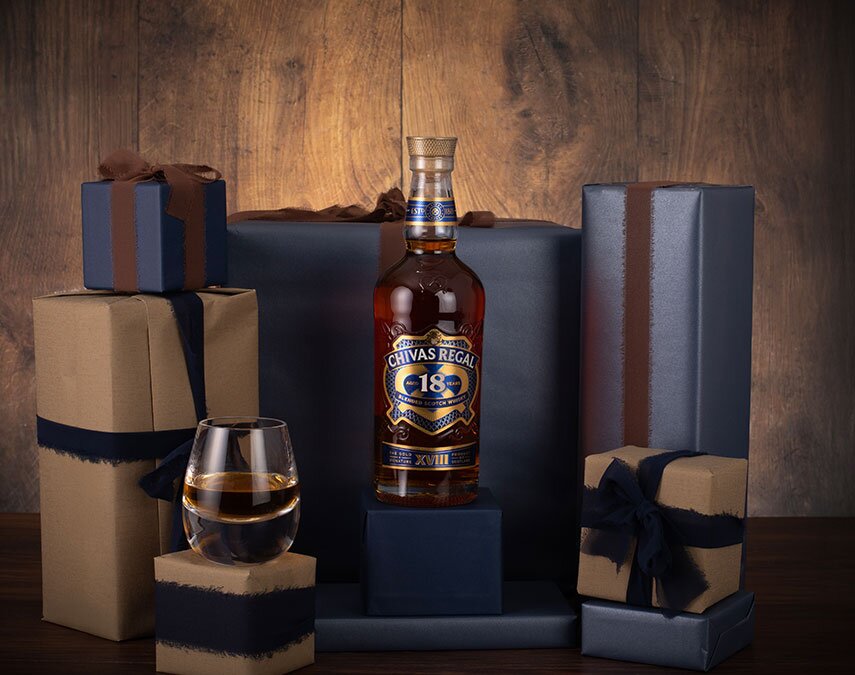 A bottle of Chivas 18YO.