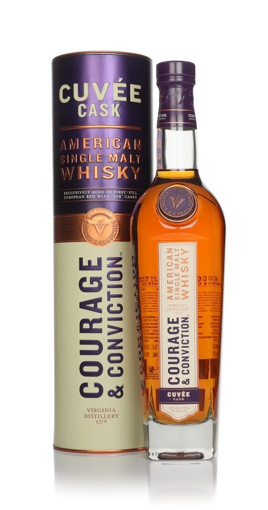 A bottle of Courage & Conviction Cuvée Cask