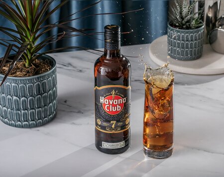 A bottle of Monkey 47 gin with a gift set with jigger. 