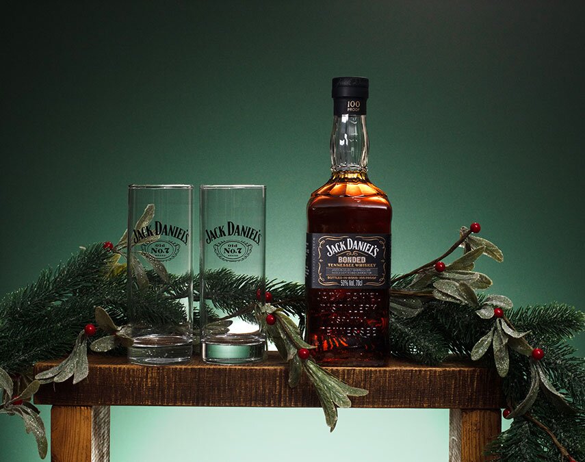A bottle of Jack Daniel’s Bonded
