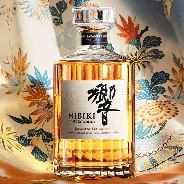 A bottle of Hibiki Harmony