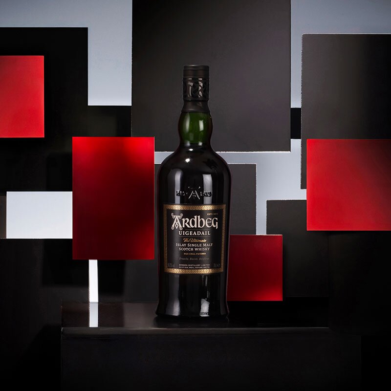 A bottle of Ardbeg Uigeadail