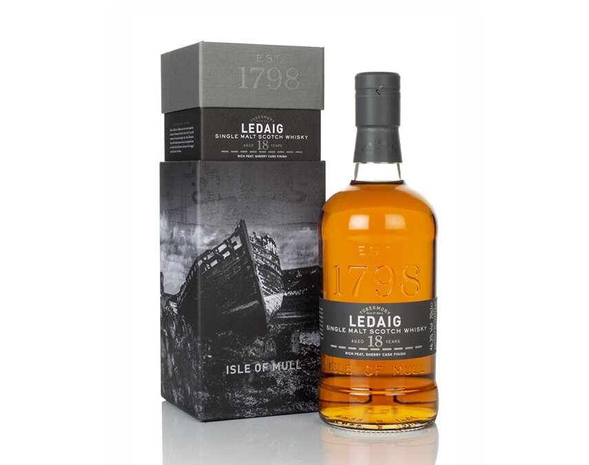 A bottle of Ledaig 18 Year Old