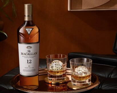 A bottle of The Macallan 12yo Sherry Oak