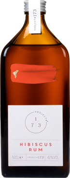 Project #173 Hibiscus Rum Bottle