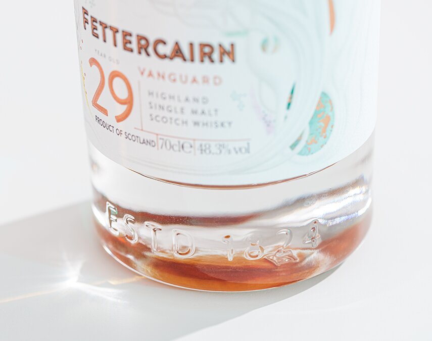 A bottle of Fettercairn Vanguard Rare 1st Release