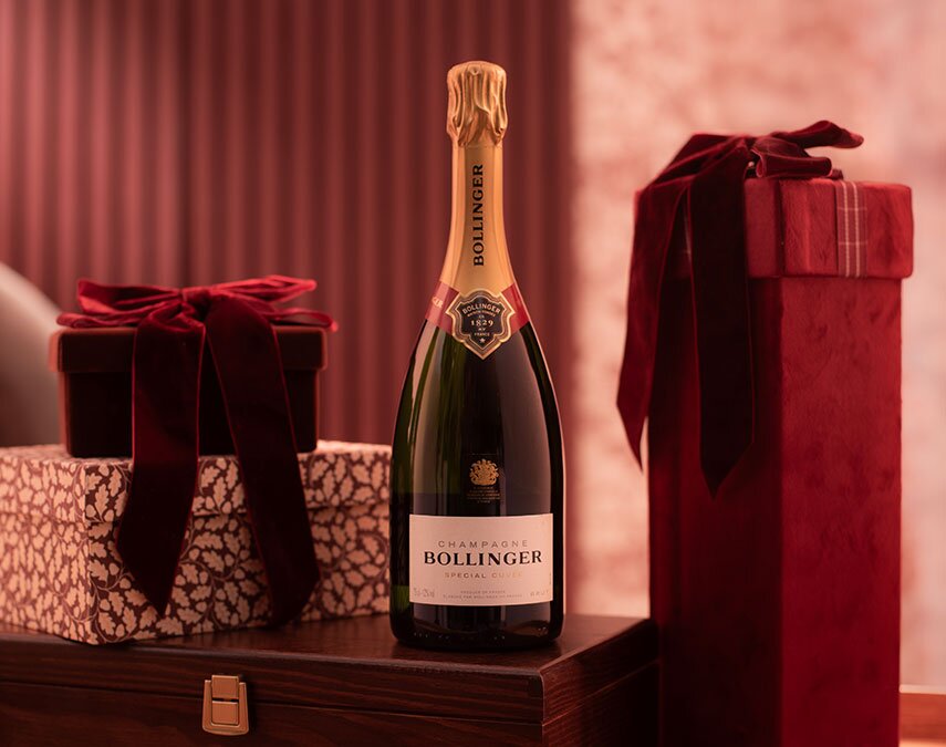 A bottle of Bollinger Special Cuvée