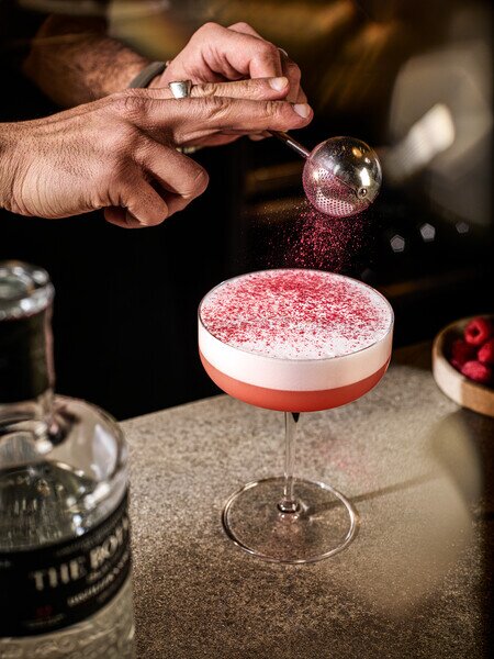 Islay Clover Club Cocktail