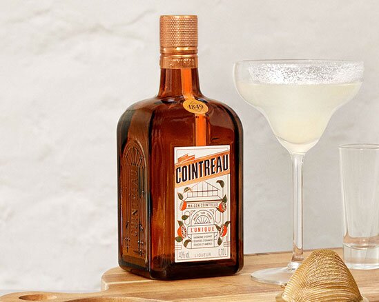 A bottle of Cointreau Triple Sec Orange Liqueur
