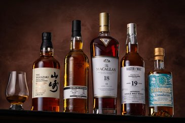 Exclusive whisky competition bottles