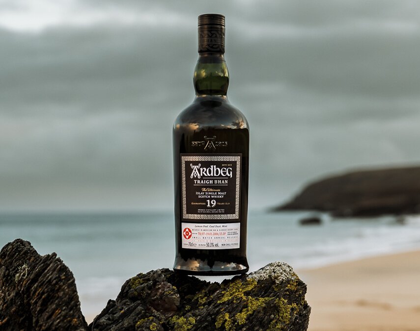 A bottle of Ardbeg Traigh Bhan Batch 7