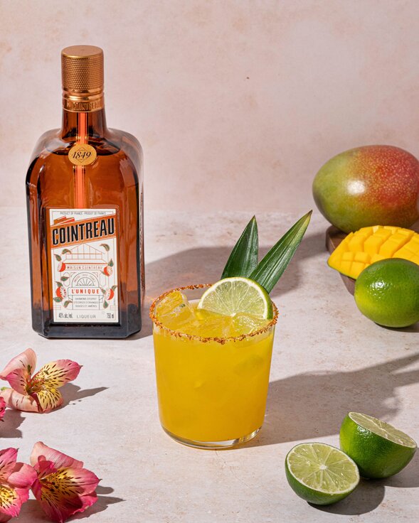 A tropical Margarita cocktail.