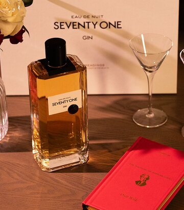 A bottle of Seventy One Gin Night Readings Gift Set