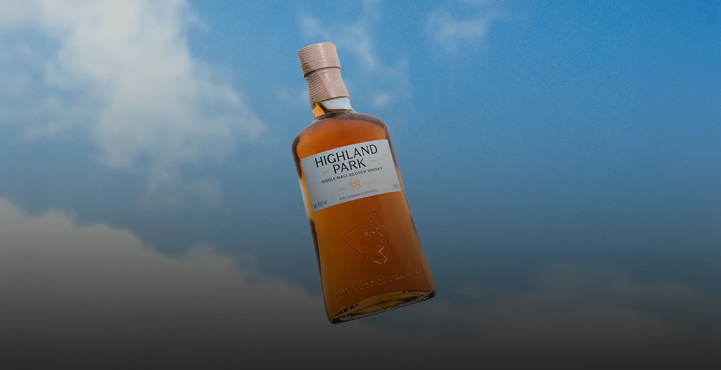 A bottle of Highland Park 18 year old.