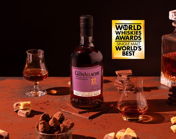 A bottle of GlenAllachie 12 Year Old.
