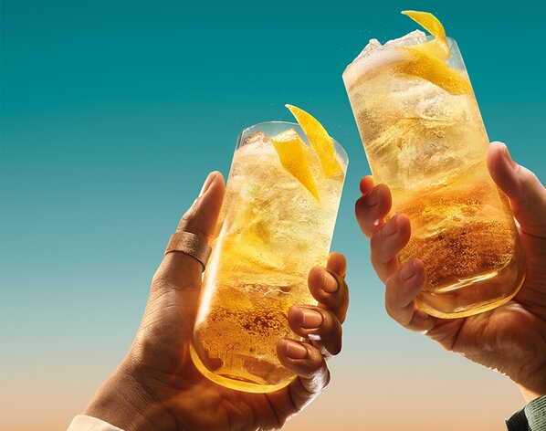 Two glasses of The Singleton Classic Whisky Highball. 