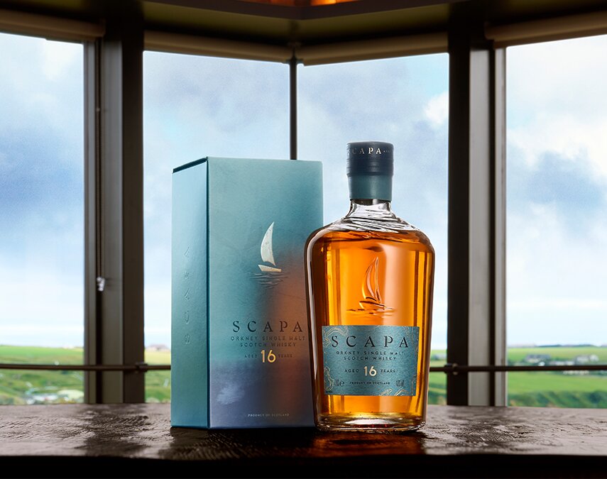 A bottle of Scapa 16 year old