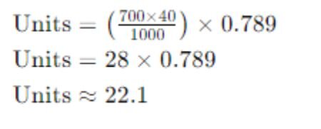 Whisky calculation, 40% abv equation to find bottle units