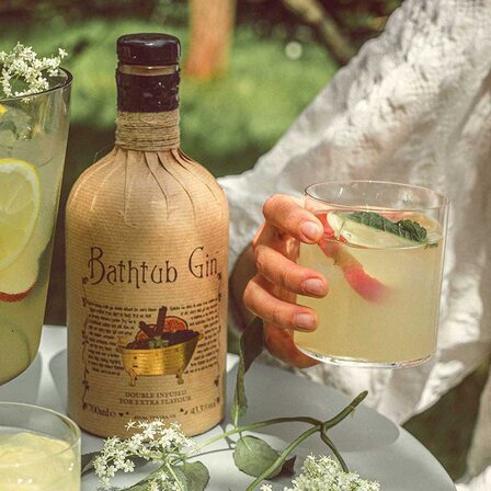 Bathtub gin bottle