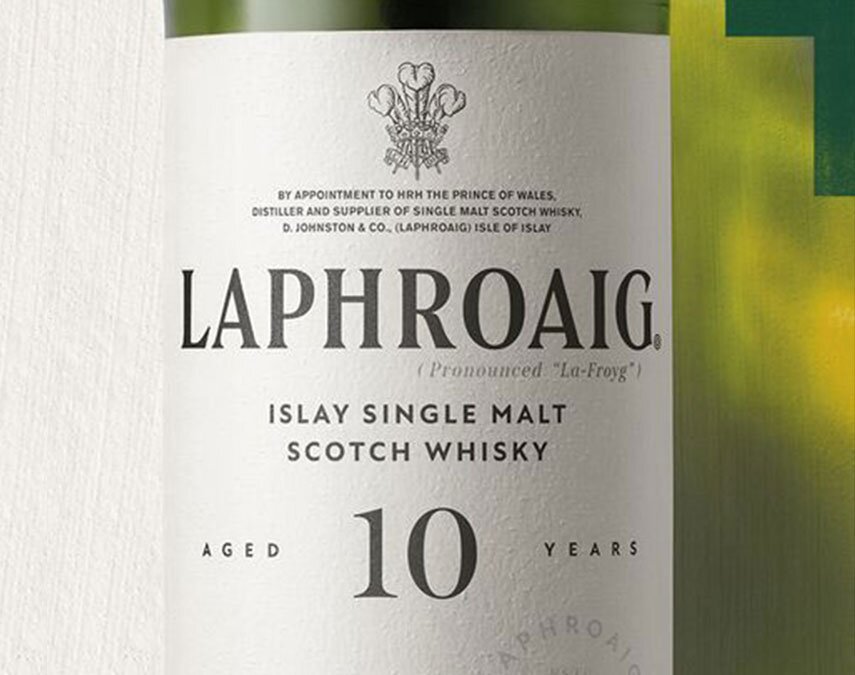 Laphroaig 10 - Strong character to the last drop.