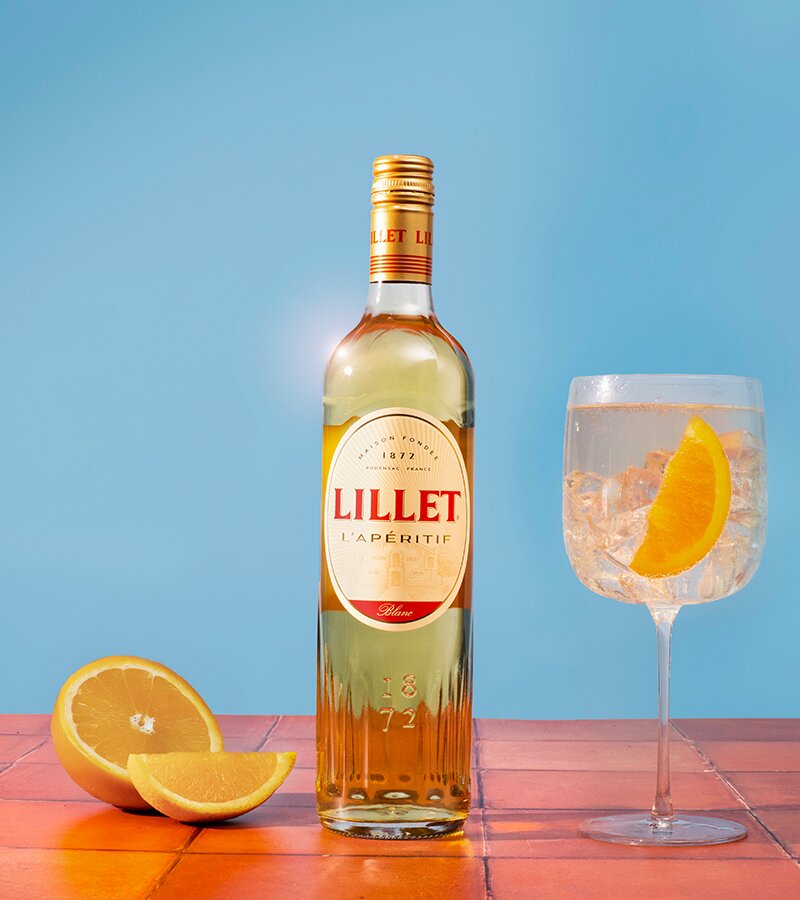 A bottle of Lillet Blanc
