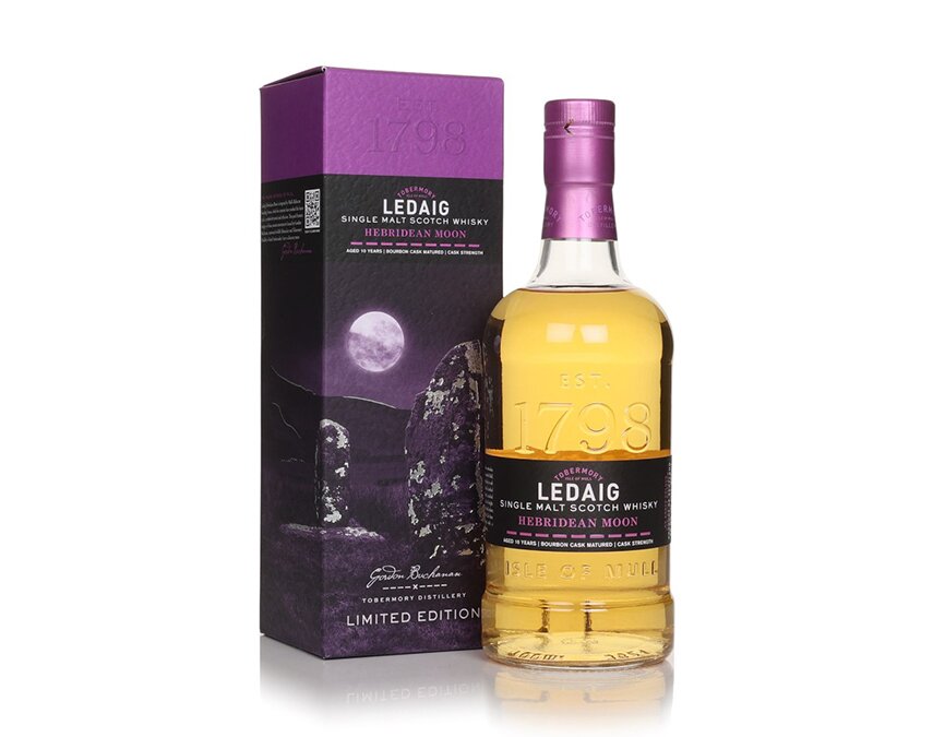 A bottle of Ledaig 10 Year Old - Hebridean Moon