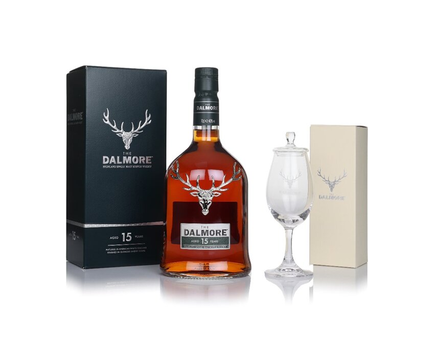 A bottle of Dalmore 15 Year Old.