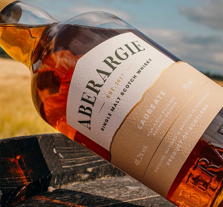 A bottle of Aberargie Laureate Edition
