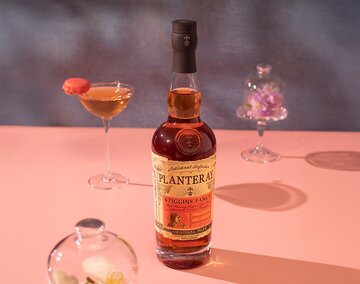A bottle of Planteray Pineapple Stiggins' Fancy Rum.