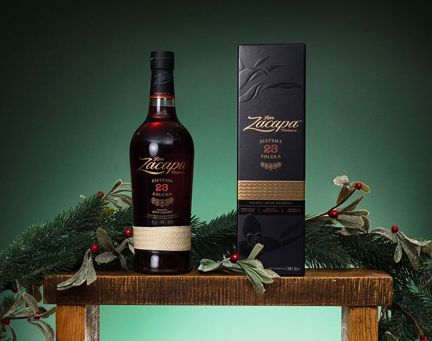 A bottle of Depth Charge Black Cherry Spiced Rum