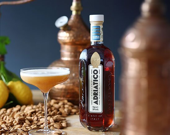A bottle of Adriatico Amaretto