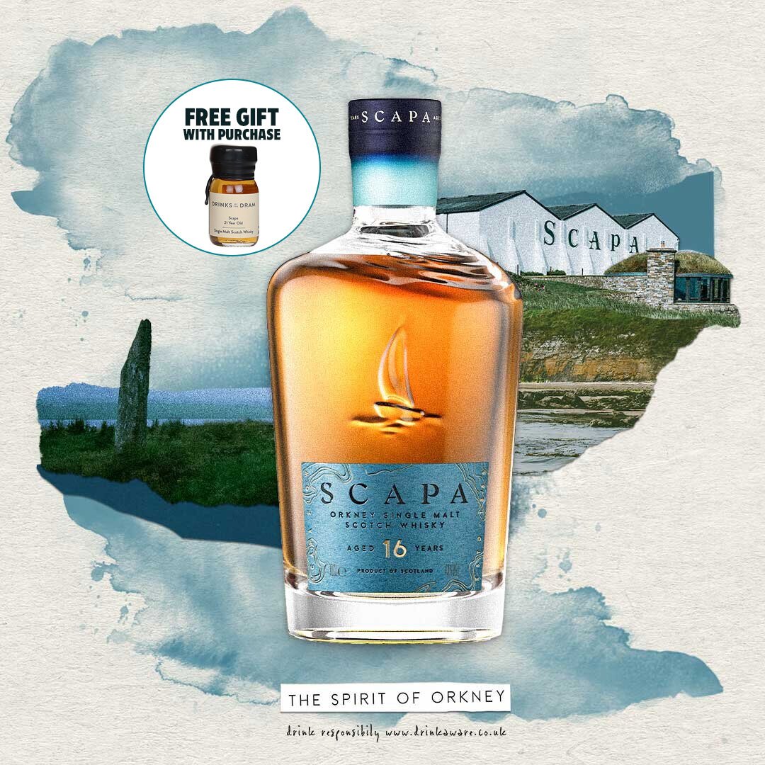 A bottle of Scapa 16 year old