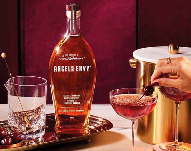 A bottle of Angel's Envy.