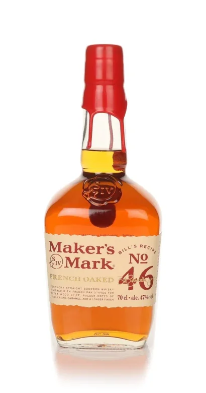 A bottle of Maker's Mark 46