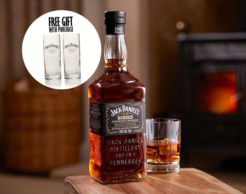 A bottle of Jack Daniel’s Bonded.