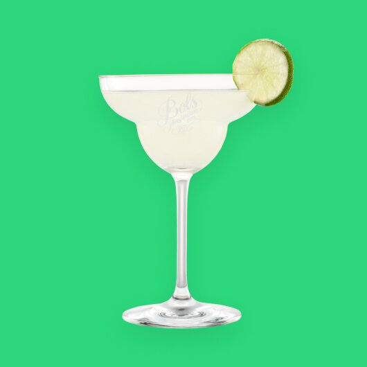 A Bols Elderflower Margarita with recipe.