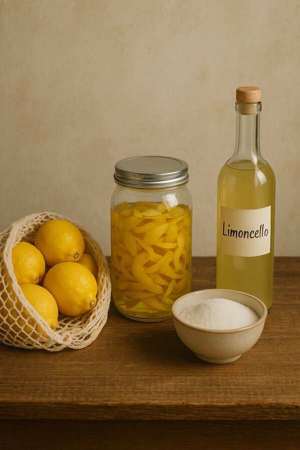 Neutral Grain Spirit Italian inspired Limoncello