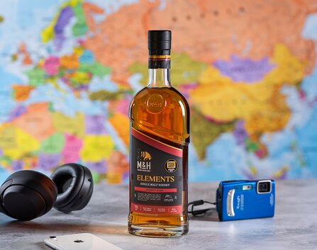 A bottle of Milk & Honey Elements Series, Sherry Cask.