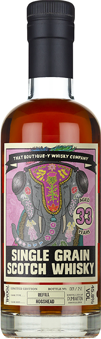 Boutique-y 33 Year Old Single Grain Scotch Whisky Bottle